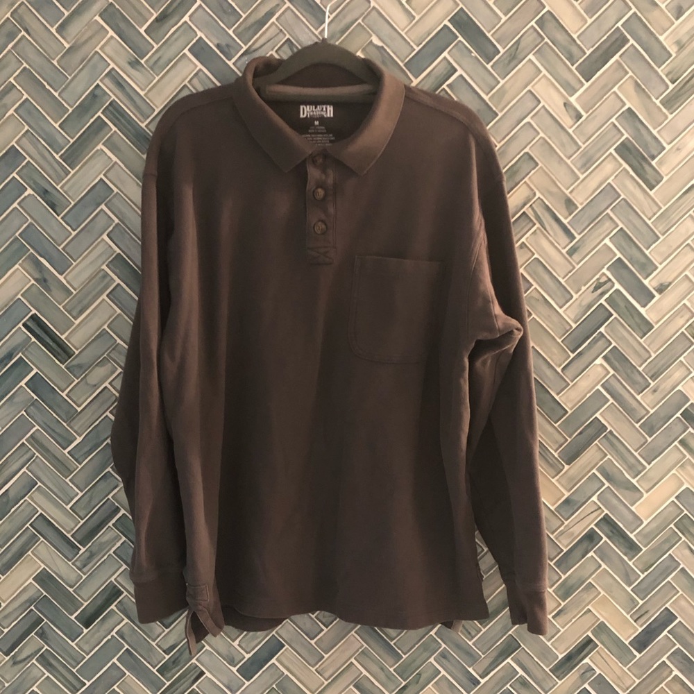 Men’s Duluth Trading Co. Gray Long Sleeve Shirt M